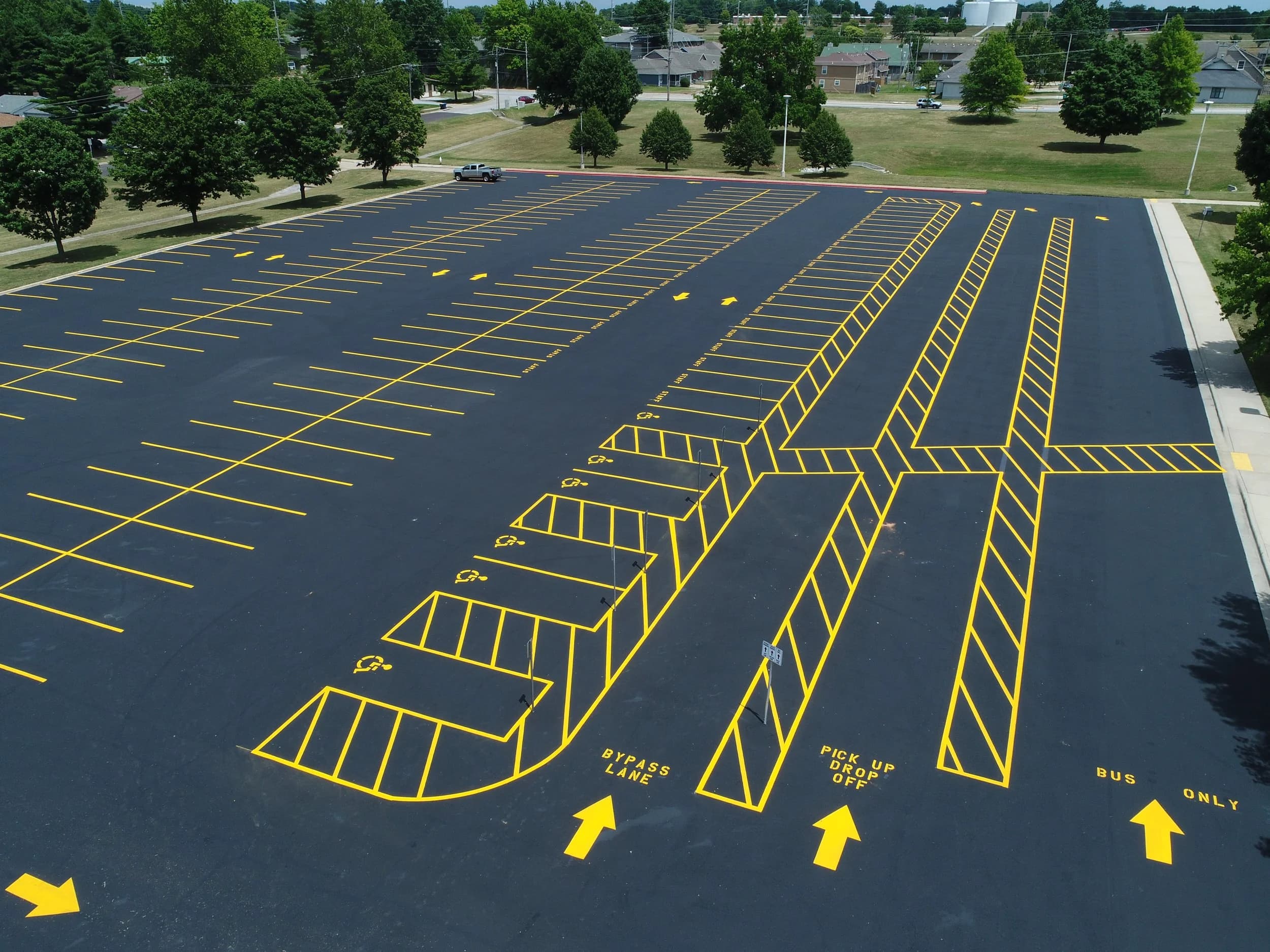 Parking Lot Striping in Canton, OH