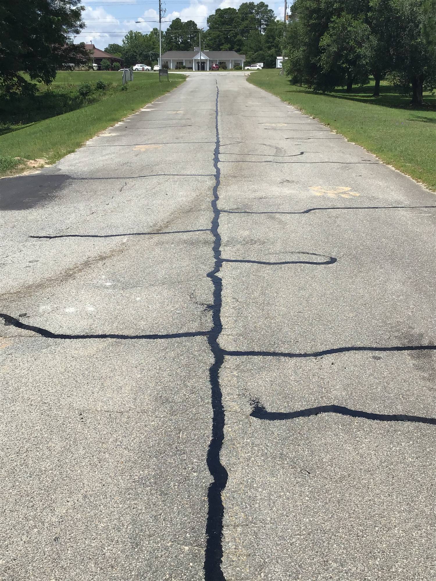 Asphalt Crack Repair in New Philadelphia project 2
